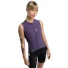 Image de SIROKO - Maillot Cyclisme Gravel sans Manches pour Femme GM4 Strata Aubergine - M - Pourpre