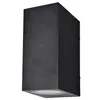 Image de Applique d'extérieur > à deux lumières 2xGU10 (230V) IP44 14,7x7x9cm coloris noir