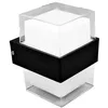 Image de Applique d'extérieur LED > (8W 3000K 500lm) IP44 13,3x9,5x10,5cm coloris noir