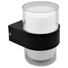 Image de Applique d'extérieur LED > (8W 3000K 500lm) IP44 13,5x9,4x10,5cm coloris noir