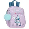 Image de Joumma Disney Lovely Stitch Sac à Dos préscolaire Violet 19 x 24 x 10 cm Polyester 4,56 L