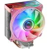 Image de Mars Gaming MCPUVRP, Ventirad pour CPU, Double Miroir Infini ARGB, 4 Heatpipes HCT, TDP 180W, Ventilateur PWM Ultra-silencieux 12cm, Rose