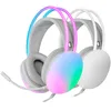 Image de Mars Gaming MH-Glow, Casque 360° Full Chroma RGB Flow, Microphone Réduction de Bruit, Mousse à Mémoire de Forme, Windows/PS4/PS5/XBOX Series X|S/One/Mac/Switch/Switch 2/Smartphone/Tablette, Blanc