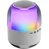 Image de Mars Gaming MSFLOWW, Haut-Parleur Portable Bluetooth 15W, Éclairage Orbilight RGB 360°, Son Puissant avec Haut-Parleur DeepBass 57mm, Gaming Compact avec Bluetooth 5.3 + MicroSD, Argent