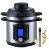Image de MasterPro FryCook | Kit Friteuse sans huile et auto-cuiseur 1500W et 6L avec Spray à huile | Avec 44 fonctions automatiques | Cuiseur express | 12 programmes de cuisson