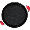 Image de briebe Poêle à Paella Valencienne Émaillée 65cm, Acier Émaillé Antiadhésif, 22 Portions de Paella Adaptées au Gaz, au Four