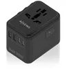 Image de ADAPTADOR AISENS ENCHUFE Universal VIAJE CARGADOR USB GAN 35W Negro