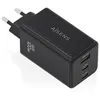 Image de AISENS Chargeur GAN 100W, 2X USB-C PD3.0 QC4.0 QC5.0, 1x USB-A QC3.0, Noir