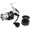 Image de Moulinet de pêche Thor 7000 Pro - Surfcasting, pêche de fond, 2 bobines, 14 kg frein, 6 roulements, moulinet mer et eau salée