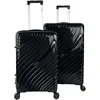 Image de ITACA - Set de Bagages léger et résistant avec Roues pivotantes 360 Cadenas à Combinaison Inclus Set de valises rigides polypropylène. Ensemble Valise., Noir