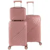 Image de ITACA - Set de Bagages léger et résistant avec Roues pivotantes 360 Cadenas à Combinaison Inclus Valises rigides polypropylène, Ensemble Valise. avec Trousse de Toilette, Rose