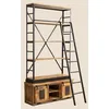 Image de SKLUM Bibliothèque avec escalier en Bois de manguier Uain -