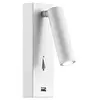 Image de Elégant applique LED orientable avec chargeur USB de 4W, 230V, 200lm, finition blanc