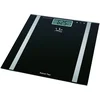 Image de JATA 531 - Balance de Bain numérique Graisse corporelle, écran LCD, Haute précision, capacité 180 kg, Plate-Forme de Verre, arrêt Automatique, Noir