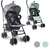Image de Mobiclinic® kids, Poussette, Elefant, Marque européenne, Pliable, Dossier inclinable, Double système de sécurité, Roues amovibles, Harnais 5 points, Légère, Gris et noir