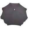Image de Chillvert Parasol de jardin en aluminium Gandía Ø180 cm gris anti UV 25 toile anti-taches