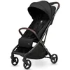 Image de QPlay Stroller Grav Poussette compacte avec pliage automatique par gravité, capote extensible, dossier réglable, harnais à 5 points, repose-pieds et ceinture   Convient pour coffre (Noir)