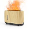 Image de PRIXTON Humidificateur d'air à effet flamme Essence, Diffuseur d'arômes et d'huiles essentielles, 240ml, Minuteur, 7 couleurs, Ultrasilencieux, Aromathérapie, Simulateur de cheminée, Arrêt automatique