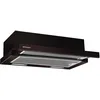 Image de Orbegozo TL 06260 A MA Cloche télescopique 60 cm, 2 niveaux de puissance, 2 filtres amovibles, 2 ampoules, finition avant marron, retrait 302 m3/h, 65 W