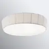 Image de Bover Plafonet 95 - plafonnier en textile, blanc