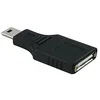 Image de 3GO AUSB-MINIUSB câble USB USB A Mini-USB A Noir - Câbles USB (USB A, Mini-USB A, 2.0, Male connector / Female connector, Noir)