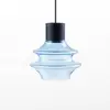 Image de Bover Drop S/01L suspension LED en verre, bleue