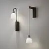 Image de Bover Drip A/02 Applique murale LED, noir/blanc mat