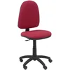Image de Piqueras y Crespo 04CP Bali Chaise de Bureau Ergonomique avec Assise et Dossier revêtus de Tissu Bordeaux
