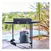 Image de PLANCHA GAZ FONTE EMAILLEE BASE 60CM CAISSON ACIER