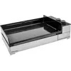 Image de Plancha électrique FORGE ADOUR Premium E60 Inox 2 brûleurs à poser, 58.5x40.5 cm