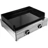 Image de Plancha électrique FORGE ADOUR Modern E60 I Inox 2 brûleurs à poser, 60x42 cm