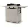 Image de Chariot Plancha FORGE ADOUR CH MIF 60 en inox fermé compatible plancha Modern 60