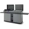 Image de Chariot Plancha FORGE ADOUR Combi G NG 2 tablettes rabattables 2portes coulissantes