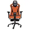 Image de Talius Caiman V2 Chaise de Gaming Professionnelle avec Repose-Pieds Amovible, Inclinaison et Hauteur réglable, accoudoirs 4D réglables (Bleu) Orange