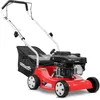 Image de GREENCUT GLM660X - Tondeuse à Gazon à Essence 4 Temps, Moteur Puissant, Largeur de Coupe réglable de 39 cm, avec bac de ramassage, idéale pour Les Jardins jusqu'à 300 m², Couleur Rouge et Noir