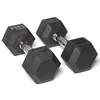 Image de Olive Rubber Hex Dumbbells 8 Kg 8 Kg