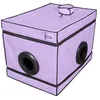 Image de Secret Dome   La Niche Cabine Privée Portable "Édition Violette" 60 x 60 x 85 cm | Espace Discret pour Usage Personnel