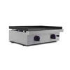Image de Simogas Plancha gaz Silver 75 Plaque Acier 75 cm 8-10 Personnes, INOX