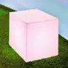 Image de Newgarden lampe solaire Cuby cube, hauteur 43 cm