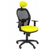 Image de Piqueras y Crespo Chaise de Bureau avec Appui-tête Jorquera P&C ALI100C Jaune