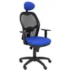 Image de Piqueras y Crespo Chaise de Bureau avec Appui-tête Jorquera P&C ALI229C Bleu