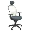 Image de Piqueras y Crespo Chaise de Bureau avec Appui-tête Jorquera P&C ALI600C Gris Gris foncé