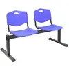 Image de Piqueras Y Crespo Banc en PVC à 2 Places, PVC, Bleu, 60 x 129,50 x 81 cm