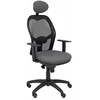 Image de Chaise de Bureau avec Appui-tête Jorquera P&C 228064 Noir