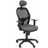 Image de Piqueras y Crespo Chaise de Bureau avec Appui-tête Jorquera P&C ALI220C Gris