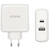 Image de AISENS Chargeur 57 W 1 x USB C PD3 0 45 W 1 x USB A 5 V 2 4 A 12 W Blanc