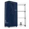 Image de Newlux - Séchoir à Linge Électrique Portable Secadry (1200W) avec Lumière UV pour Désinfecter. Capacité 15Kg, Temp. 180min, 4 Niveaux. Séchoir par Ventilation idéal comme Armoire et Séchoir, Bleu