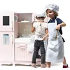 Image de ATAA Toys Cuisine en Bois 95x32x103cm - Rose - Cuisinière pour garçon et Fille en Bois avec de Nombreux Accessoires
