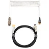 Image de Phoenix Kioru Câble Aviateur Spirale pour Clavier Mécanique Type C (Noir et Blanc)