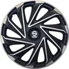 Image de Sparco Enjoliveurs Varese - 15-pouces - Argent/Noir - Set de 4 pièces